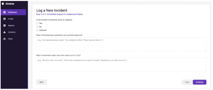Admin Dashboard for Updates
